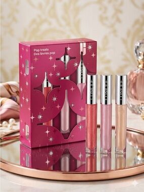 Clinique Pop Treats Gloss Trio | High-Shine NIB | $78 Retail Value